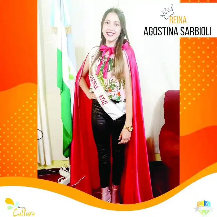 Agostina Sarbioli será la representante  zonal de Colonia Ayuí en la Fiesta  de la Citricultura