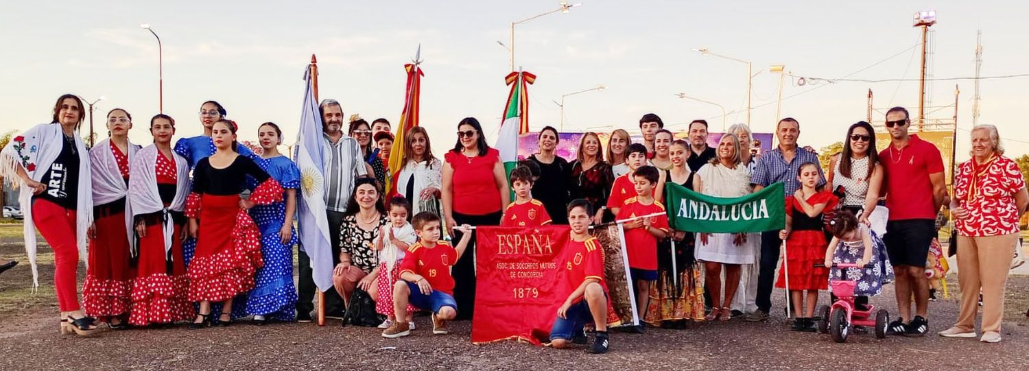 La Asociación Española de Concordia brilló en la XXXI Fiesta Provincial del Inmigrante