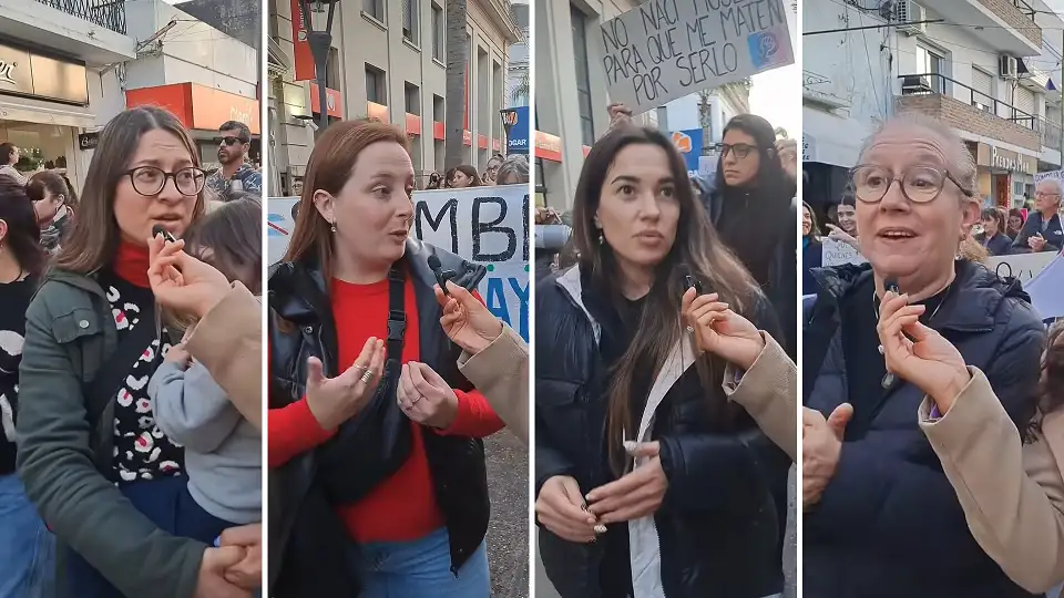 "¿Alguna vez tuviste miedo por ser mujer?": las respuestas de las gualeguaychuenses en la marcha por Ni Una Menos