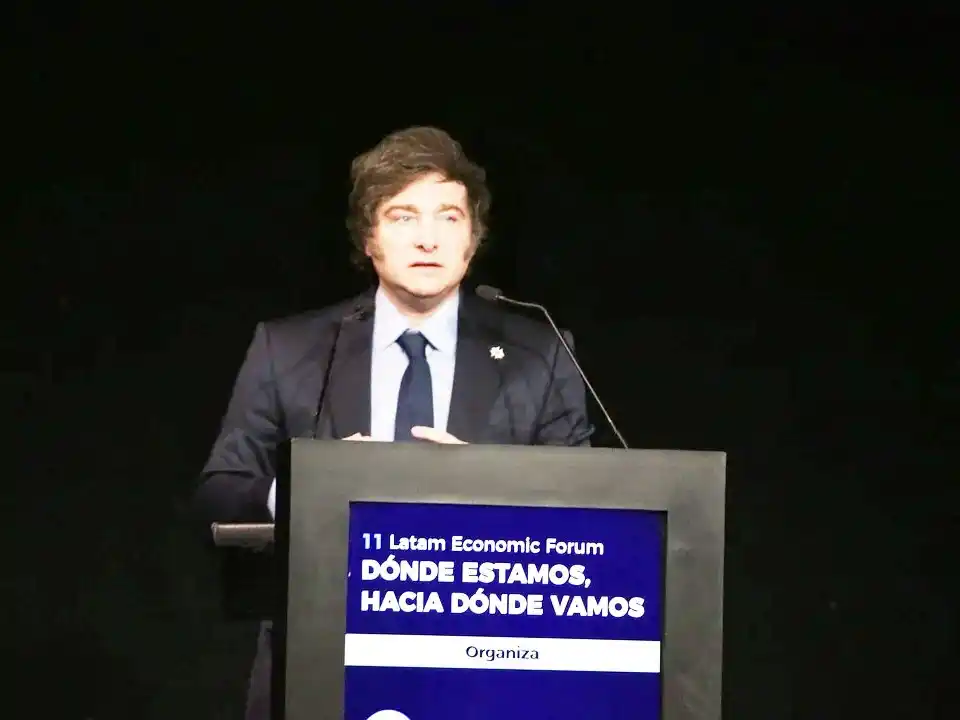 Milei dijo que por ahora el peso seguirá existiendo y “se usará para pagar impuestos”