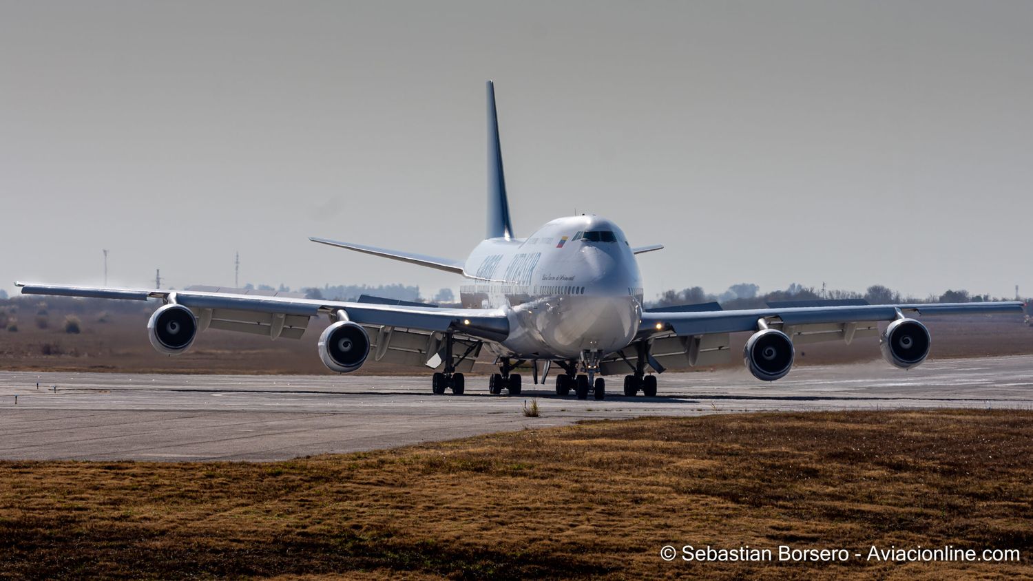 El gobierno de Estados Unidos solicita confiscar el Boeing 747-300M venezolano-iraní retenido en Ezeiza
