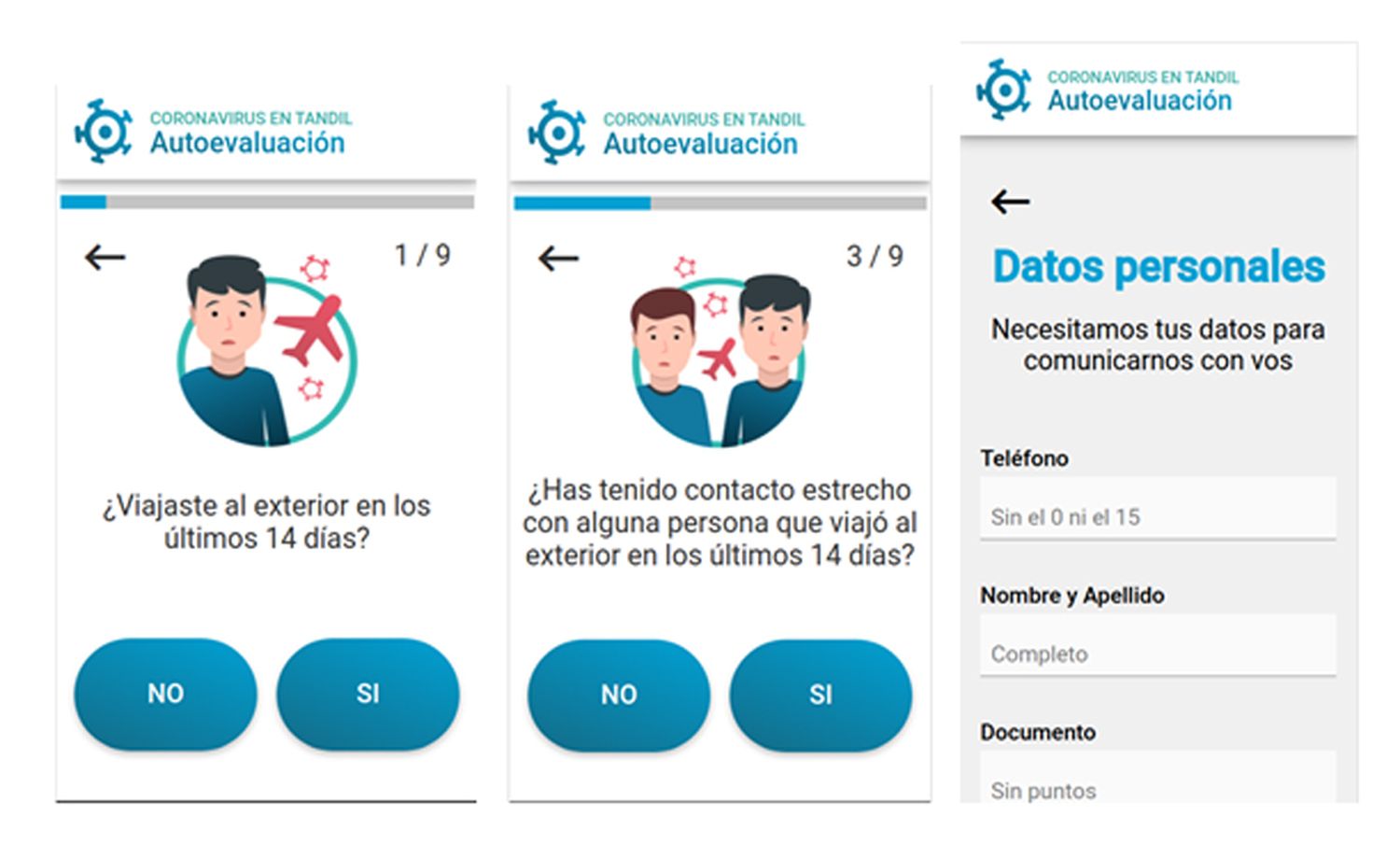 Lanzan una aplicación oficial de autoevaluación del coronavirus en Tandil