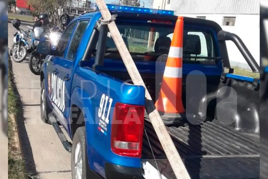 Lo agarraron adentro de una obra en construcción indebidamente: tenía un botín listo para robarlo