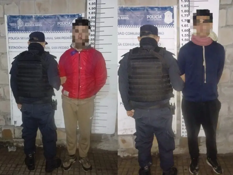 Aprehendieron a dos hombres que intentaron robar una garrafa.