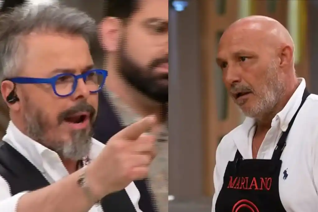 Tenso cruce de Donato de Santis y Mariano Dalla Libera en MasterChef Celebrity 2