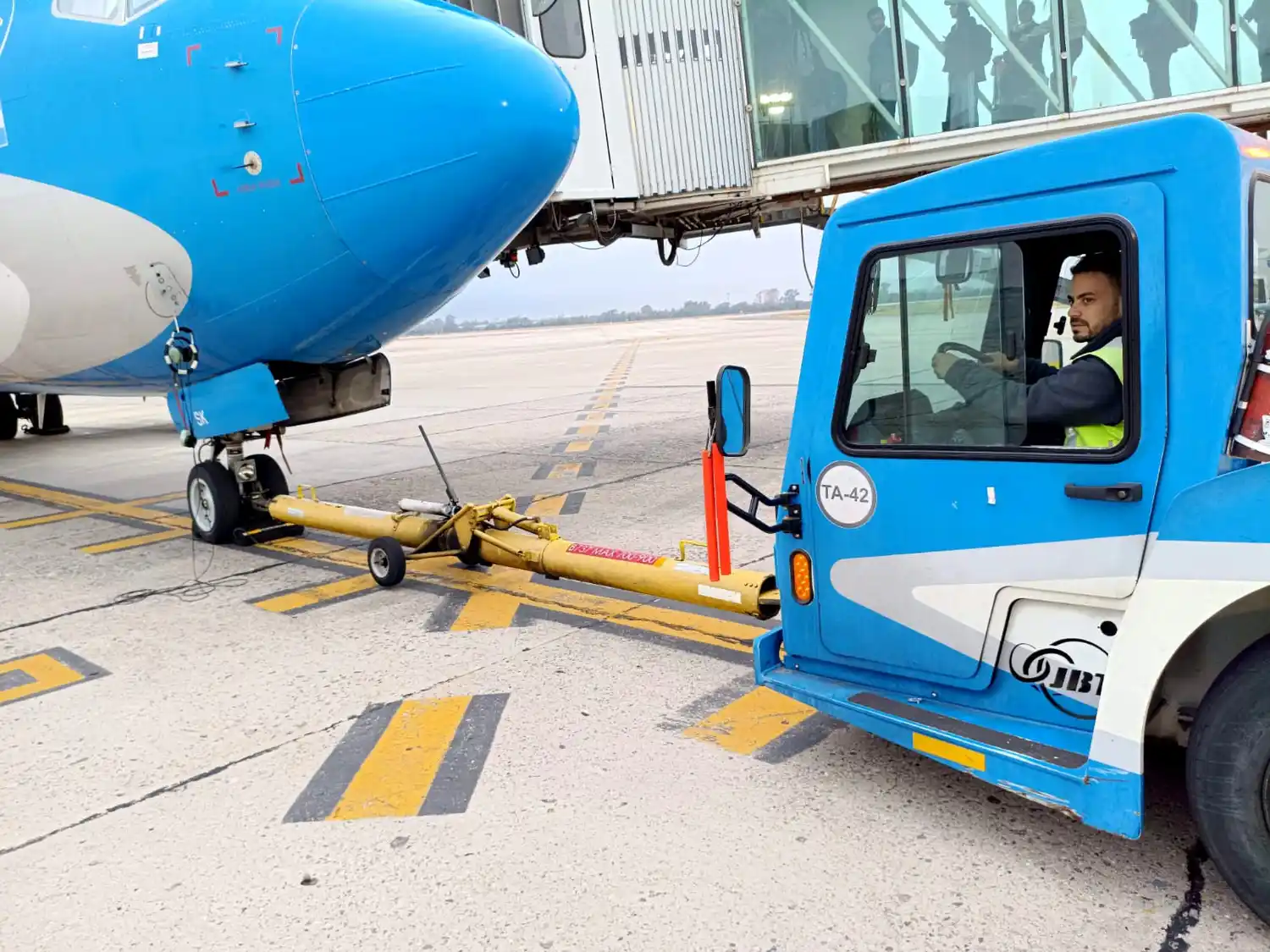 trabajador aeroportuario