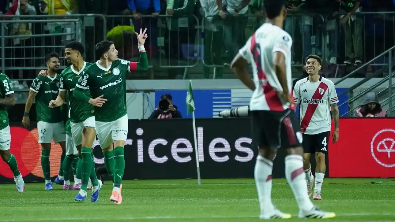 River no pudo concretar la heroica ante Palmeiras en San Pablo y se despidió de la Copa Libertadores