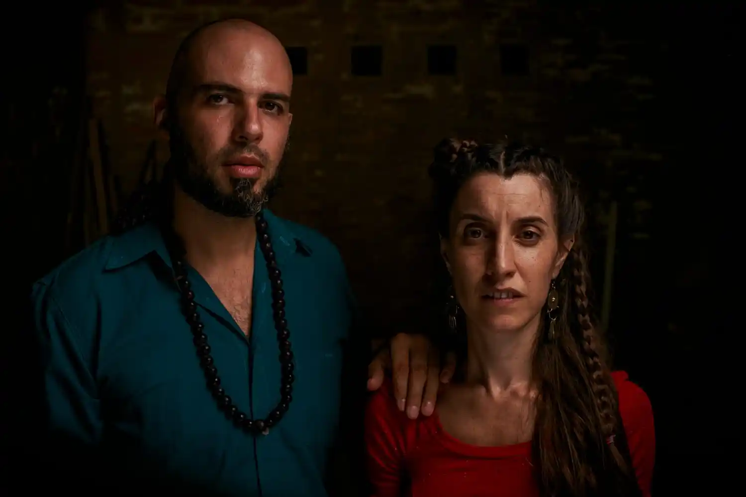 Nahuel Farías y Luciana Rubio.