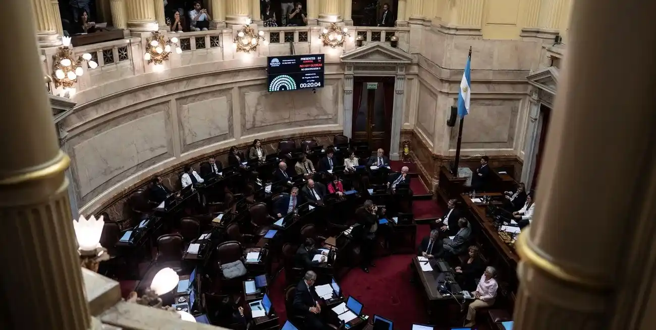 El Senado ratificó la ley de Modernización Laboral con la quita del art.44 introducida en Diputados, fortaleciendo la agenda legislativa de Javier Milei. Foto: Xinhua / Martín Zabala.