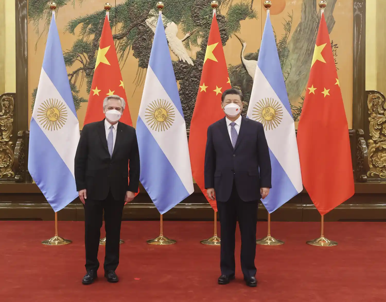 Xi Jinping recibió a Fernández y cerraron acuerdos millonarios