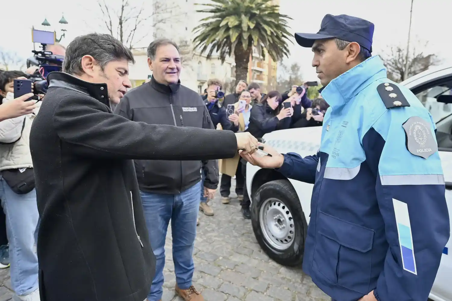 Kicillof en Saavedra