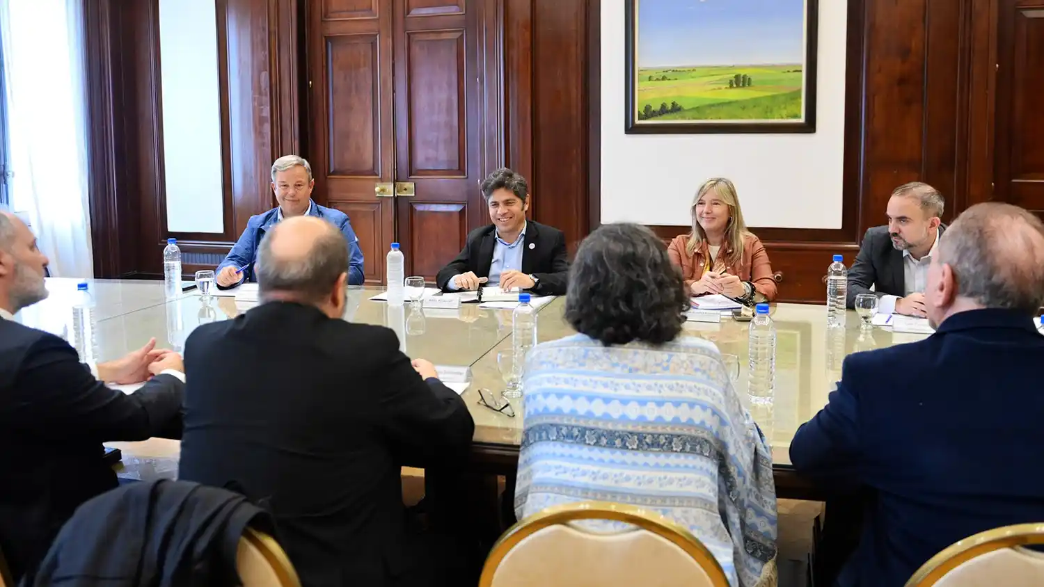 Kicillof se reunió con autoridades evangélicas