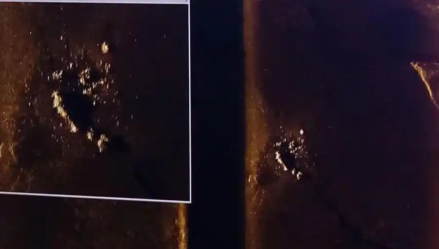 El lugar exacto del océano en el que encontraron el submarino