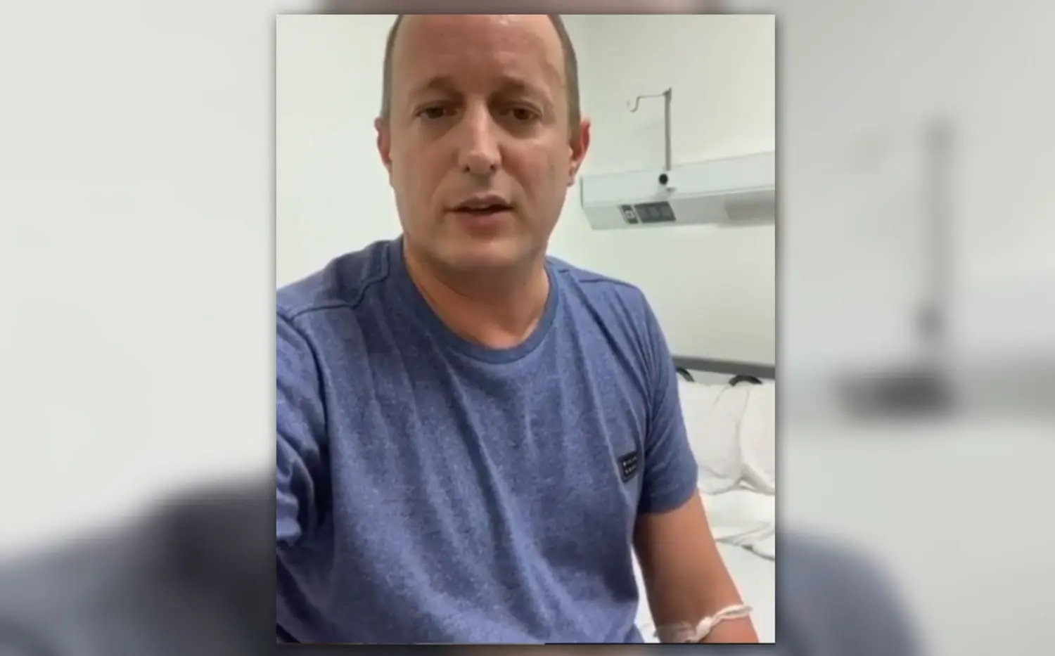 Martín Insaurralde de alta hospitalaria, continuará con su recuperación en domicilio