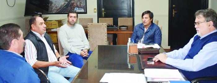 El intendente Francolini y la conducción de La Bancaria  manifestaron su preocupación por la unificación de la gerencia zonal 