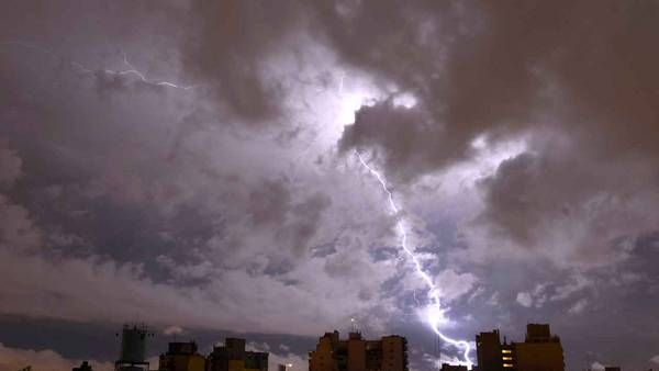 Renovaron el alerta meteorológico por tormentas fuertes