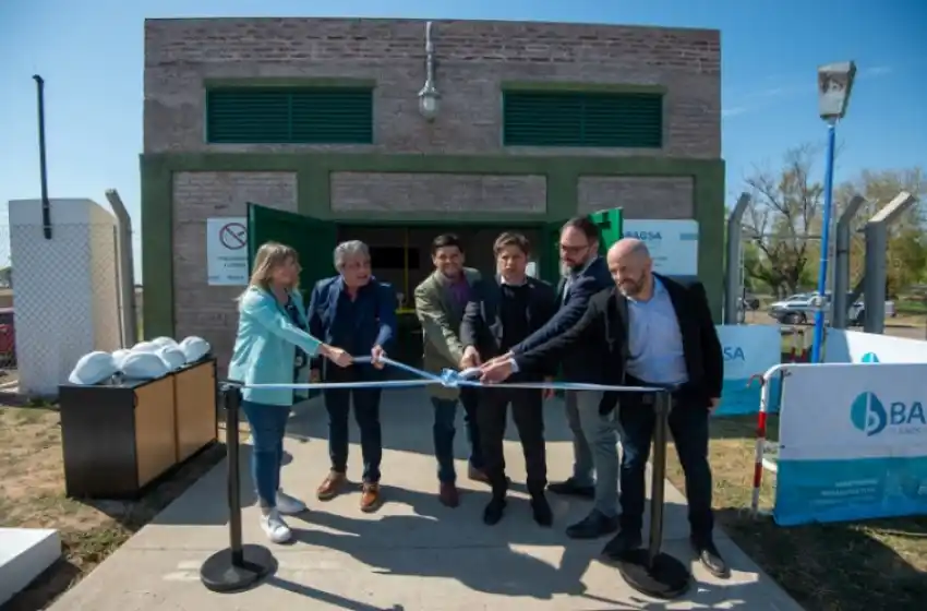 Kicillof inauguró la red de provisión de gas natural para Fontezuela