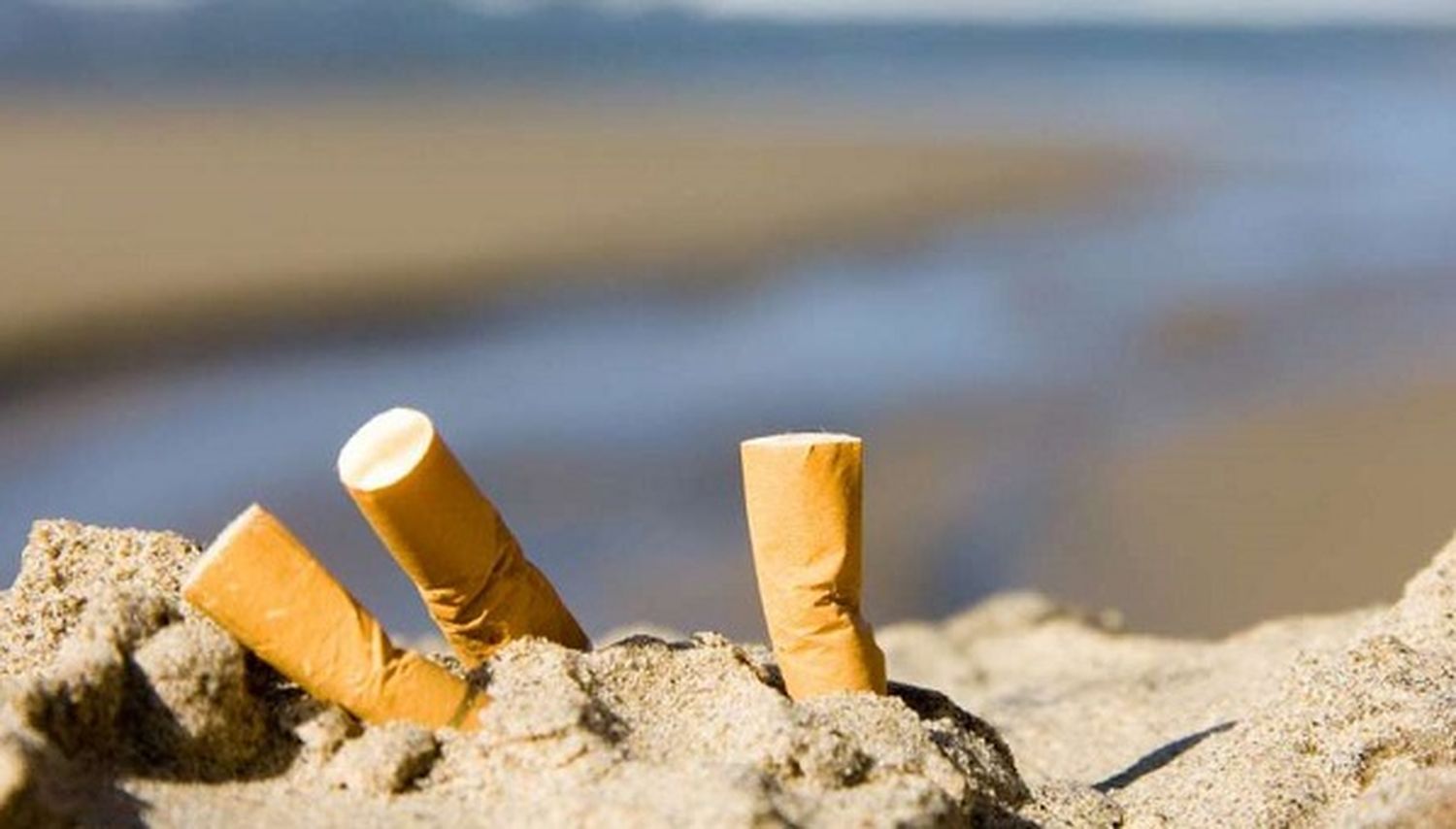 Quieren multar con 200 atados a quienes fumen en las playas