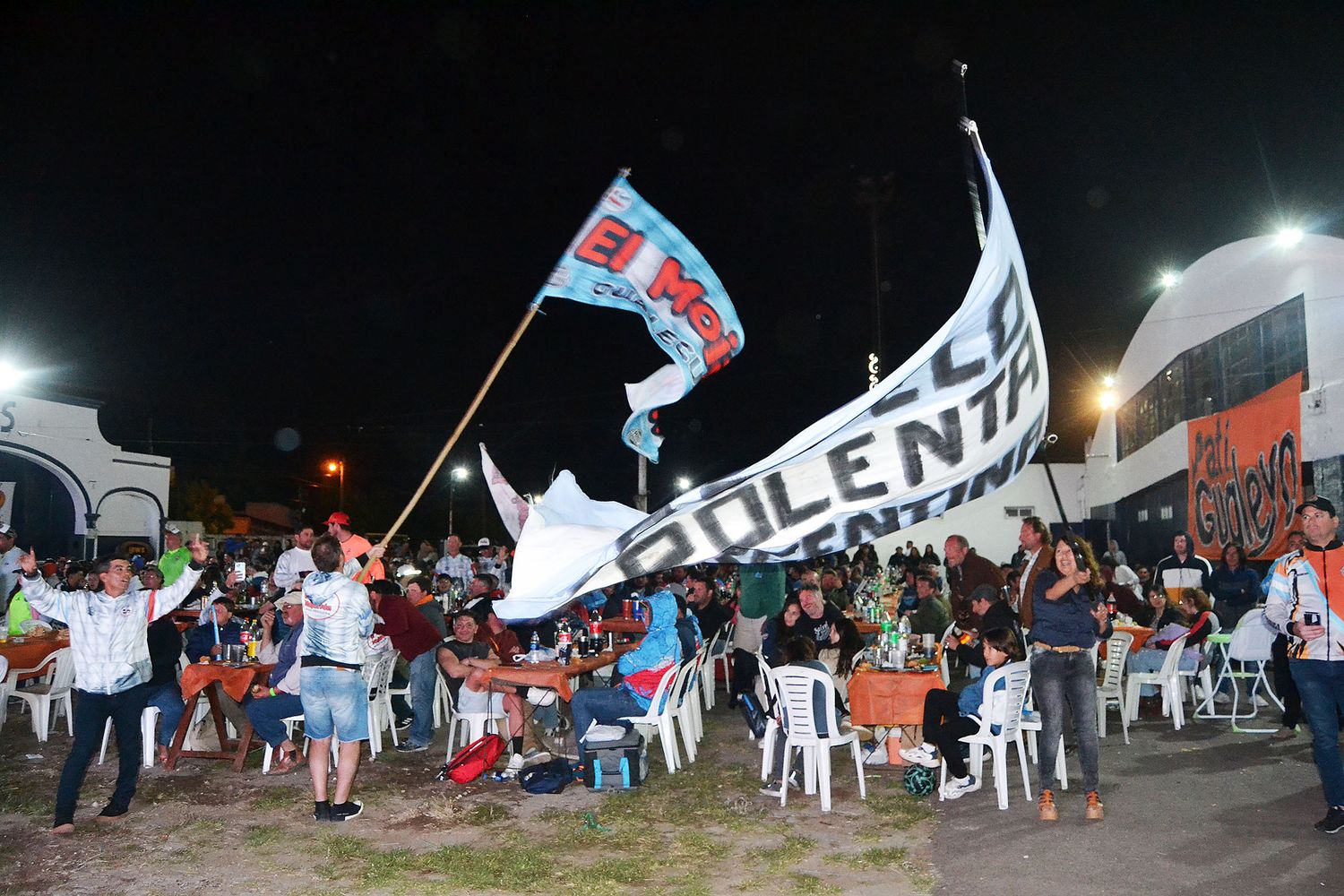 Los pescadores del Patí Gualeyo vivieron plenamente esta fiesta deportiva.