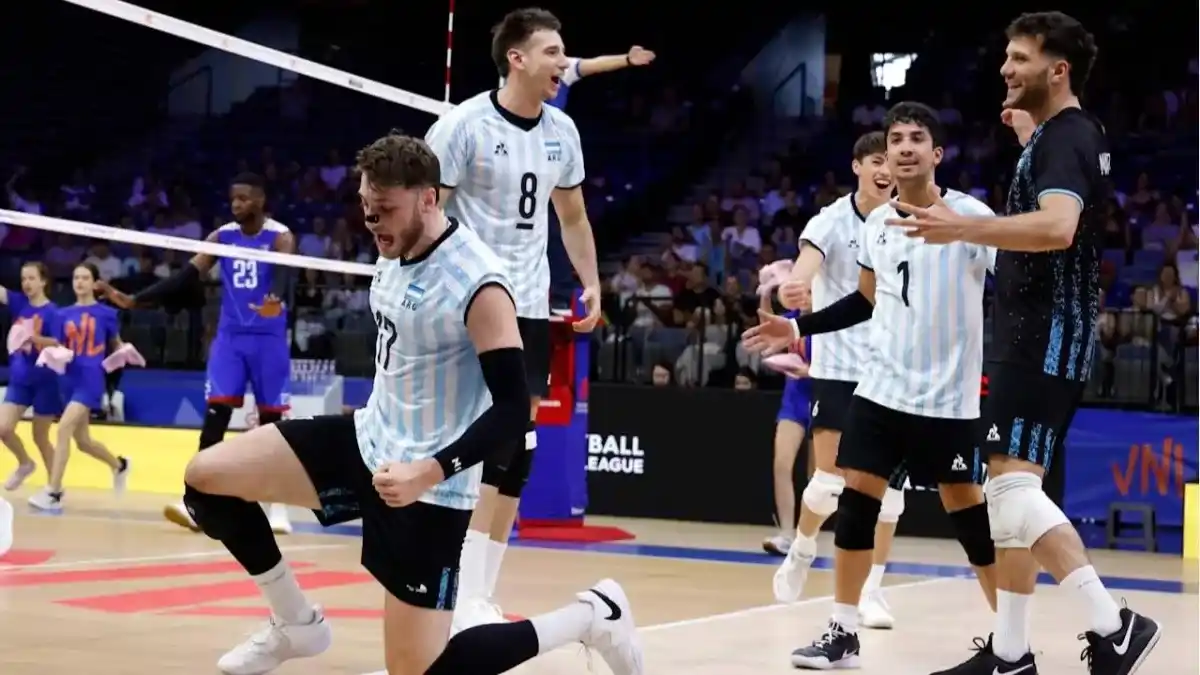 Argentina derrotó a Cuba en la VNL 2025