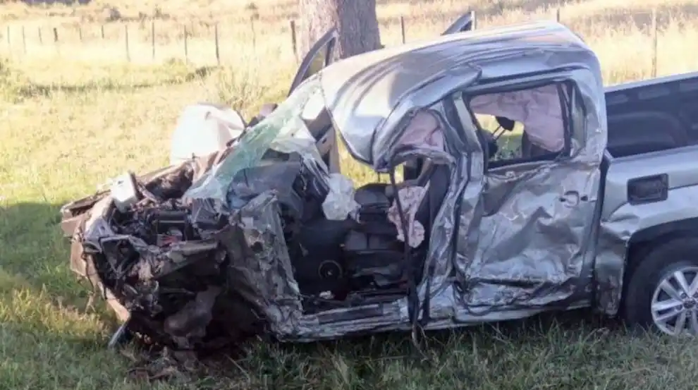 Tragedia en Uruguay: murió un concordiense en un choque sobre Ruta 2