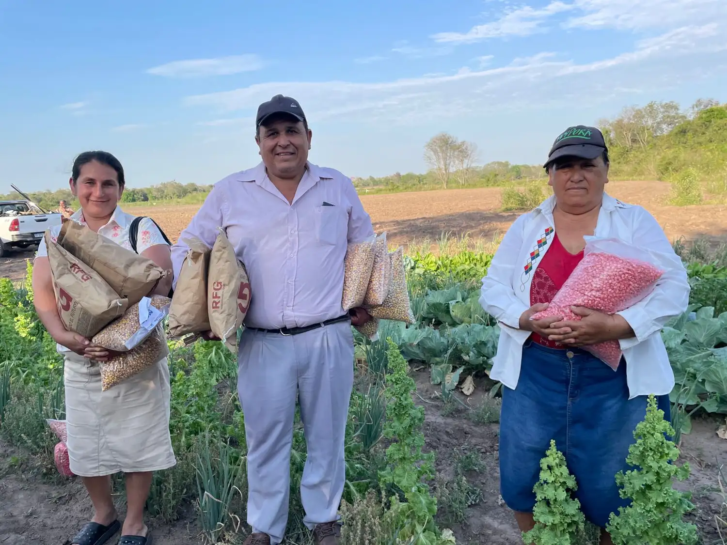 Lanzaron la campaña de cucurbitáceas y maíz para la primera cosecha