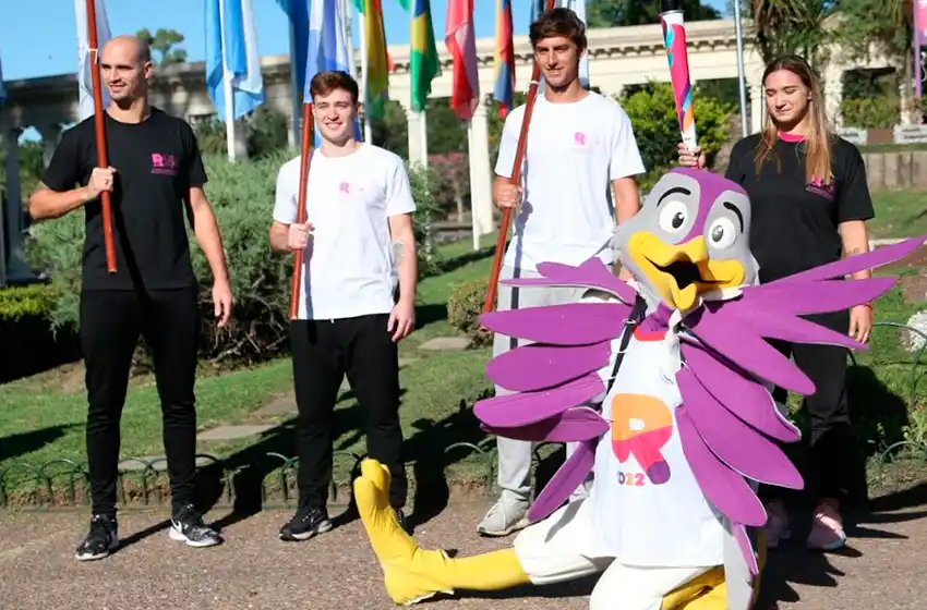 Juegos Suramericanos de la Juventud: llegó la antorcha a Rosario y se prepara para recorrer la provincia