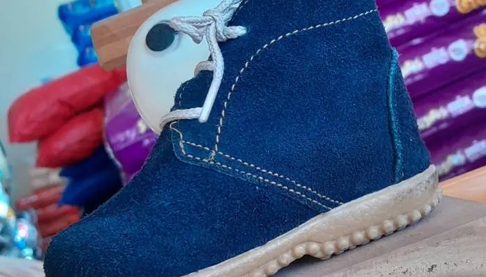 Bota de bebé encontrada