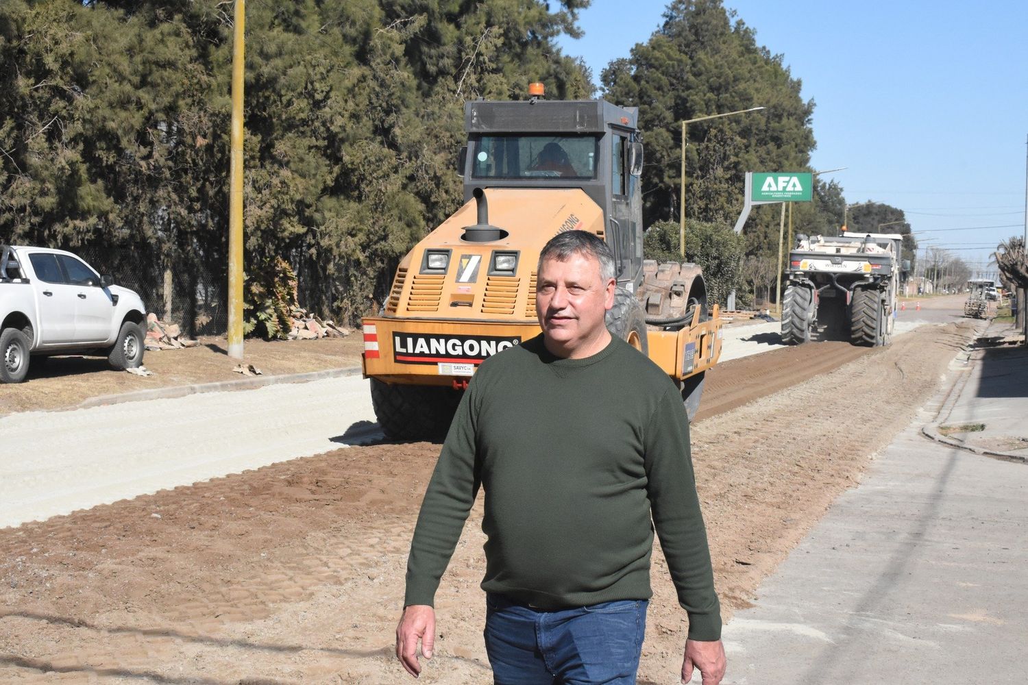 Chovet: comenzó la obra de recuperación de calles