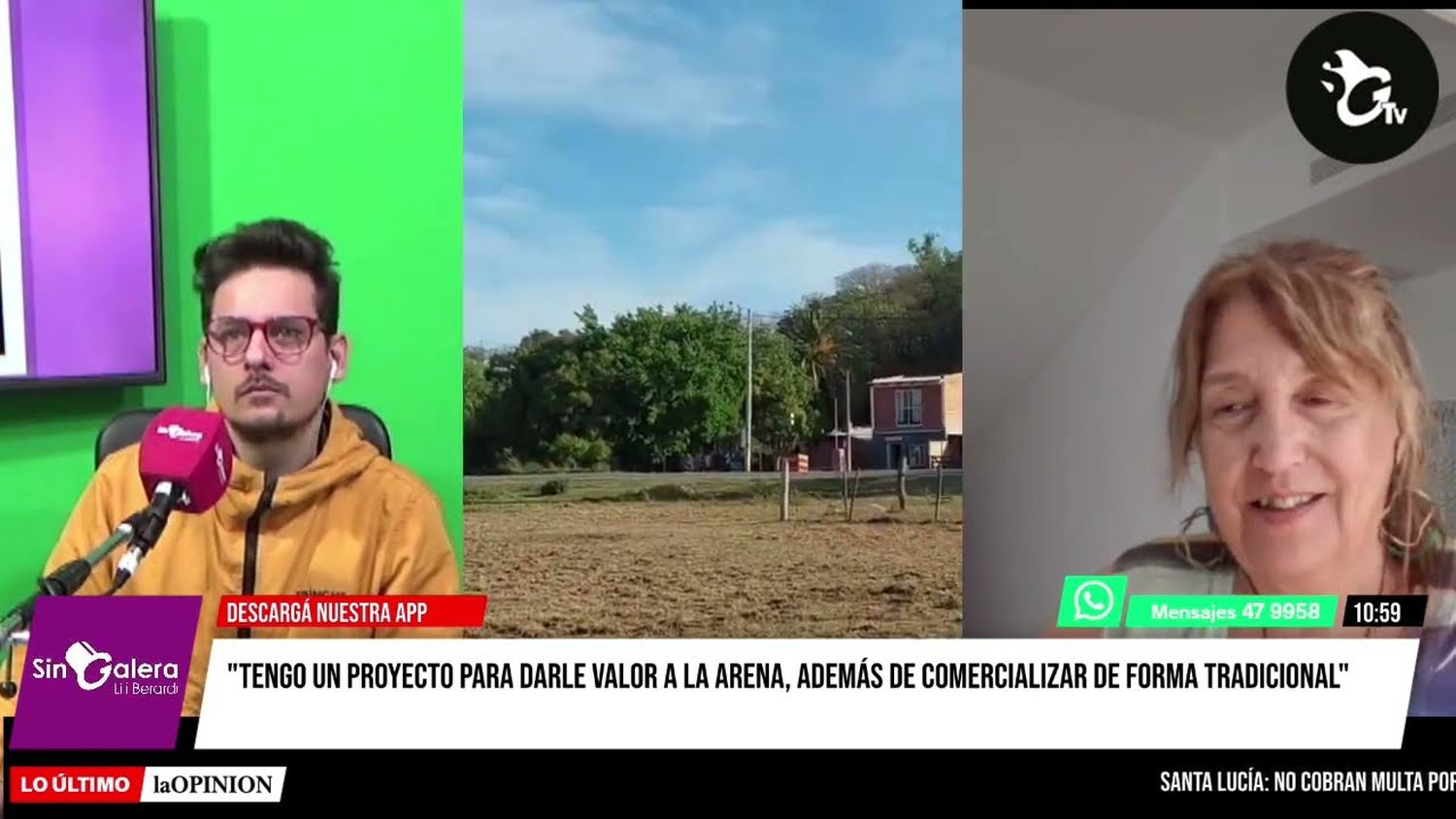 Santiago Lawson reveló detalles del proyecto de la arenera en los terrenos de Indalar