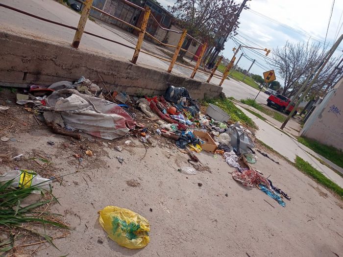 basura suelta barrio italia - 2