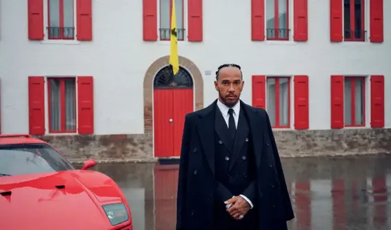 Hamilton tuvo su primer día como piloto de Ferrari