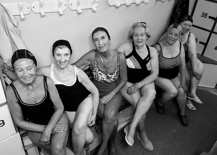 Equipo de natación por Ana Laura Ruiz. Mención de honor en concurso fotográfico Navarro Viola.