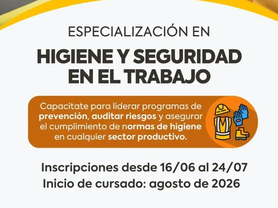 Especialización en Higiene y Seguridad