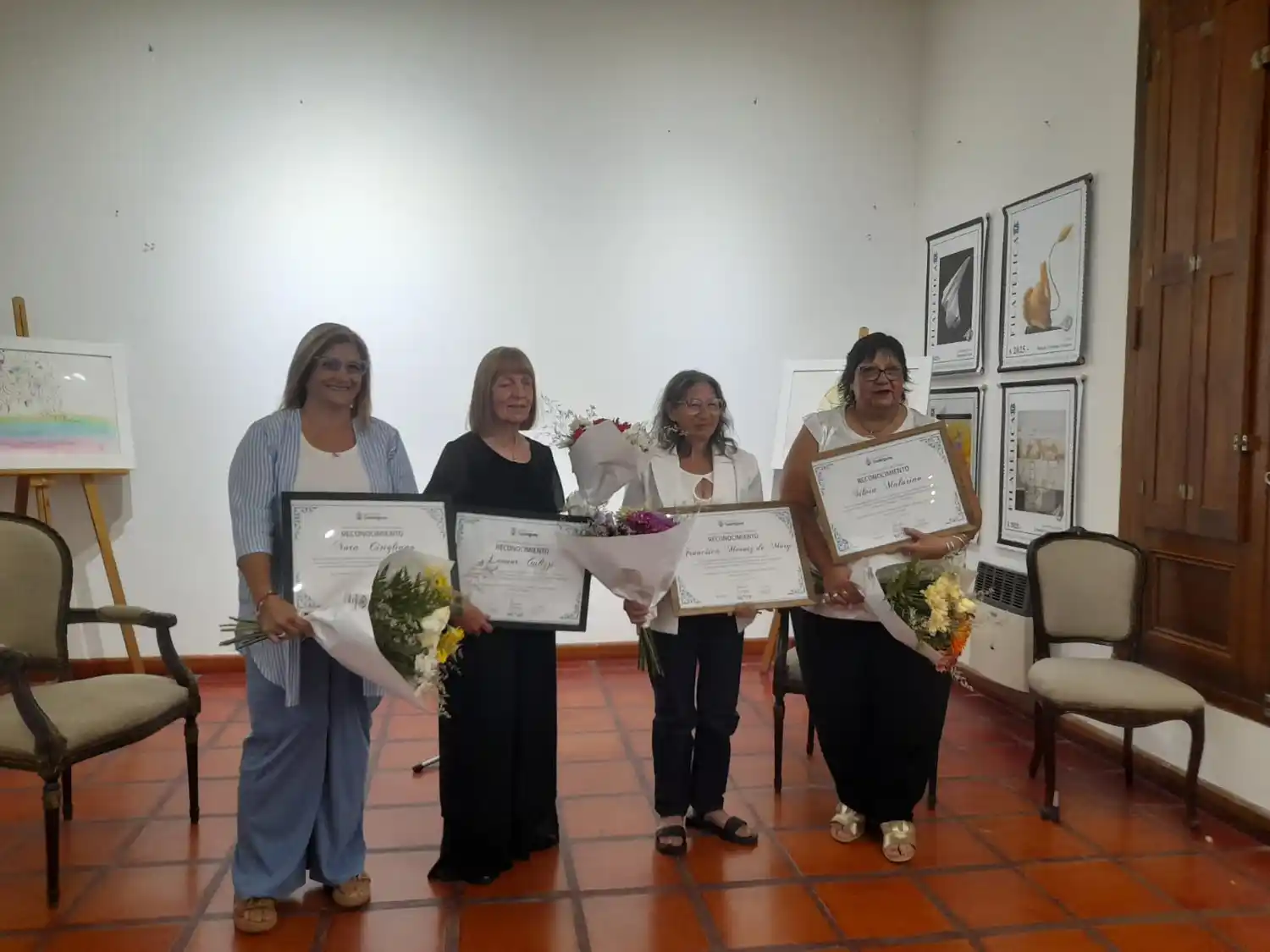 Homenajearon a cuatro mujeres de Gualeguay por su compromiso social y cultural