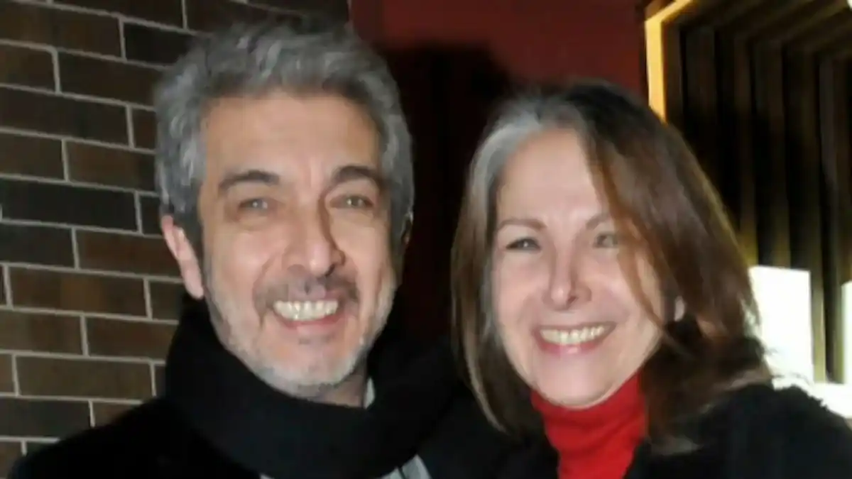 Ricardo y su hermana Alejandra Darín
