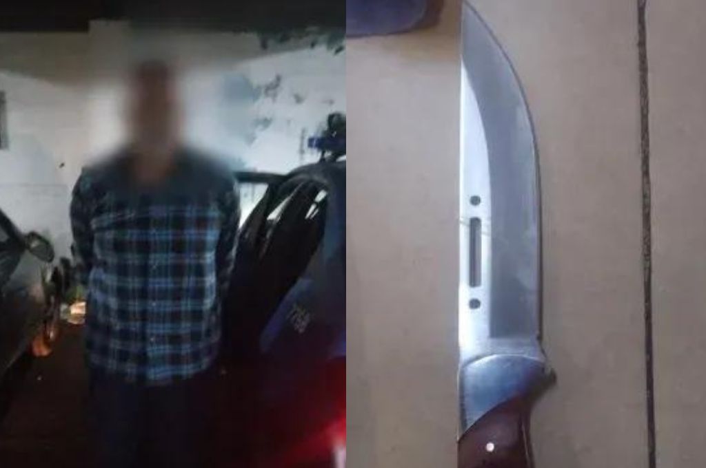 La Policía de la Ciudad detuvo al malviviente que se fugaba a la carrera luego de cometer el atraco en un comercio.