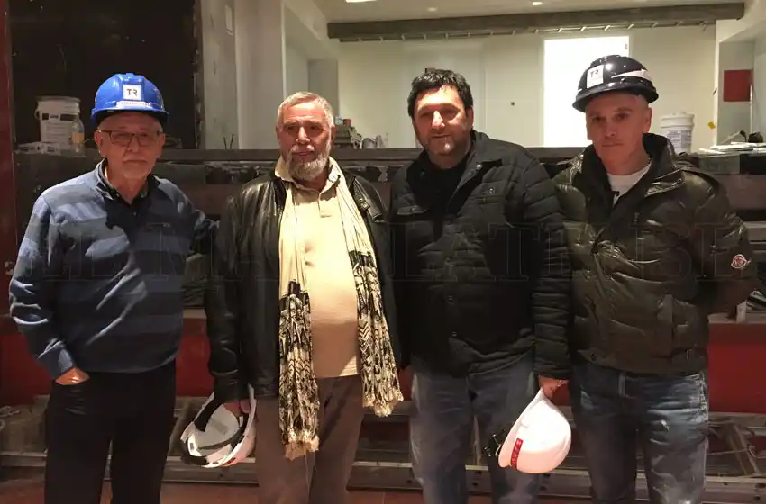 Patalano, sobre las reformas en el Teatro Tronador: “Es magnífico, quedé shockeado”