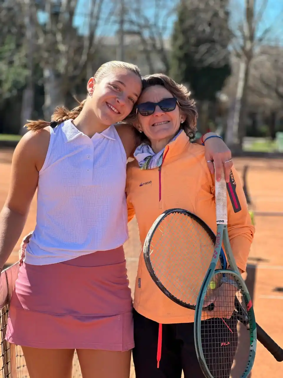 Josefina López y su  mamá "Pichy" Harispe