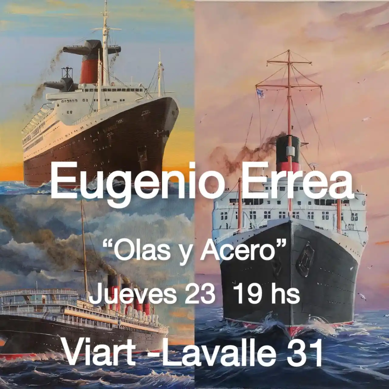 Este jueves 23 se inaugurará la exposición de Eugenio Errea