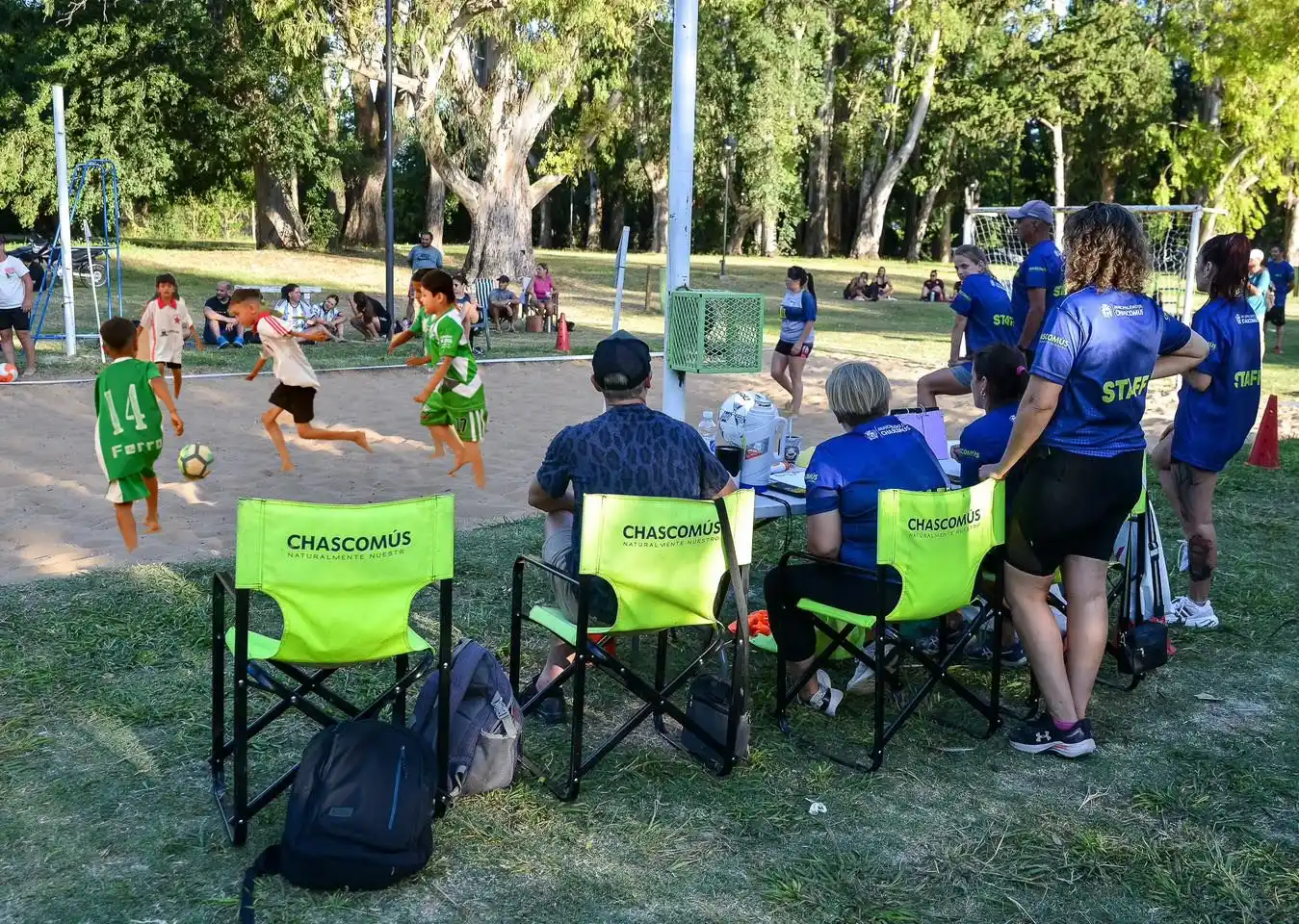 Verano en Chascomús: Se disputa el Torneo de Fútbol Playa