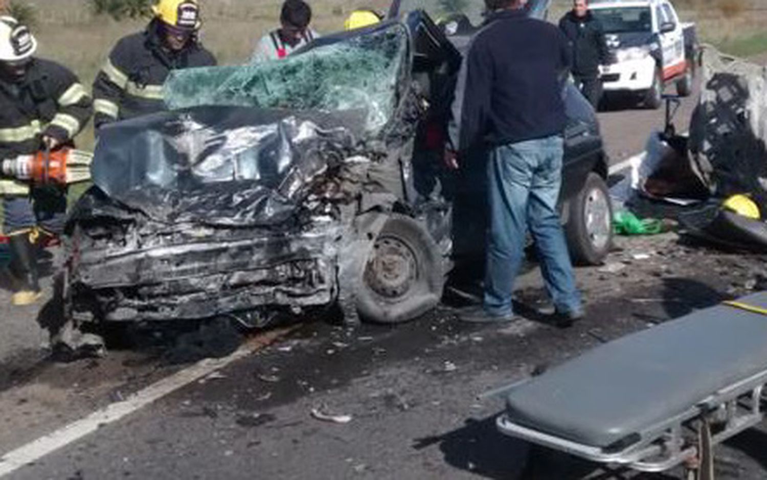 Roque Pérez: Tres muertos en accidente, entre ellos reconocida periodista de La Pampa