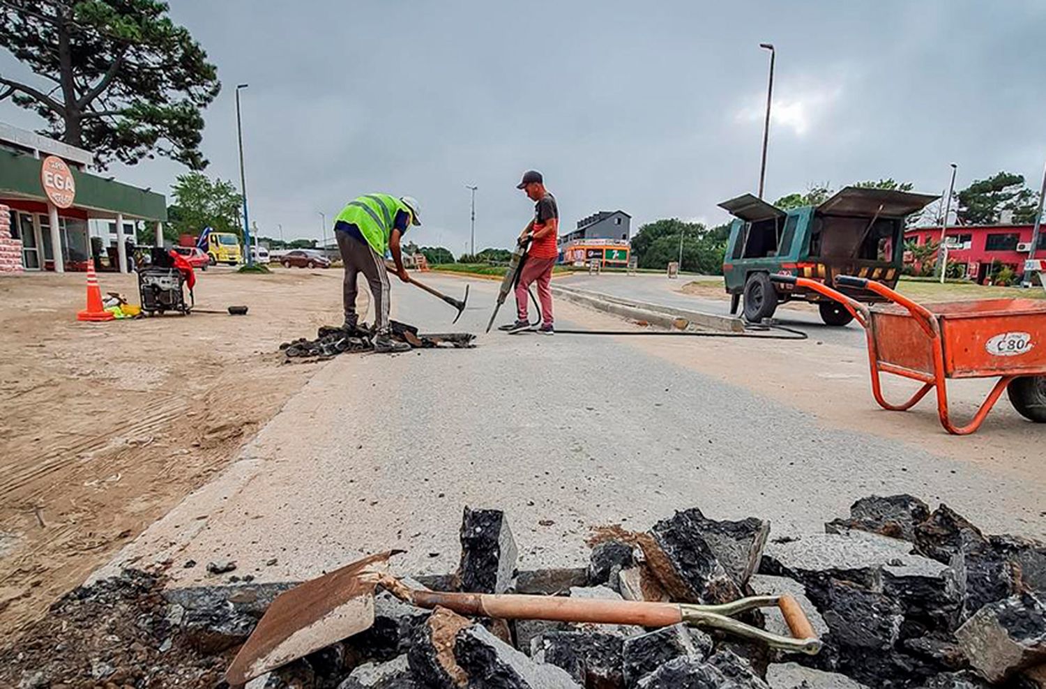 Pinamar avanza en trabajos viales