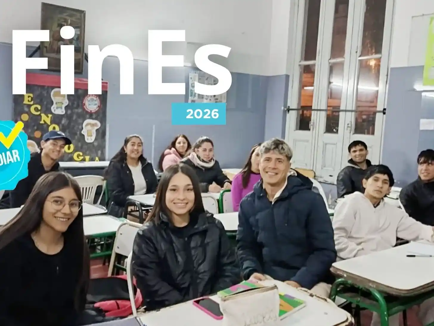 Se encuentra abierta la preinscripción al Plan Fines 2026 en Entre Ríos