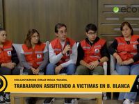 Los 5 voluntarios tandilenses que trabajaron en Bahía Blanca