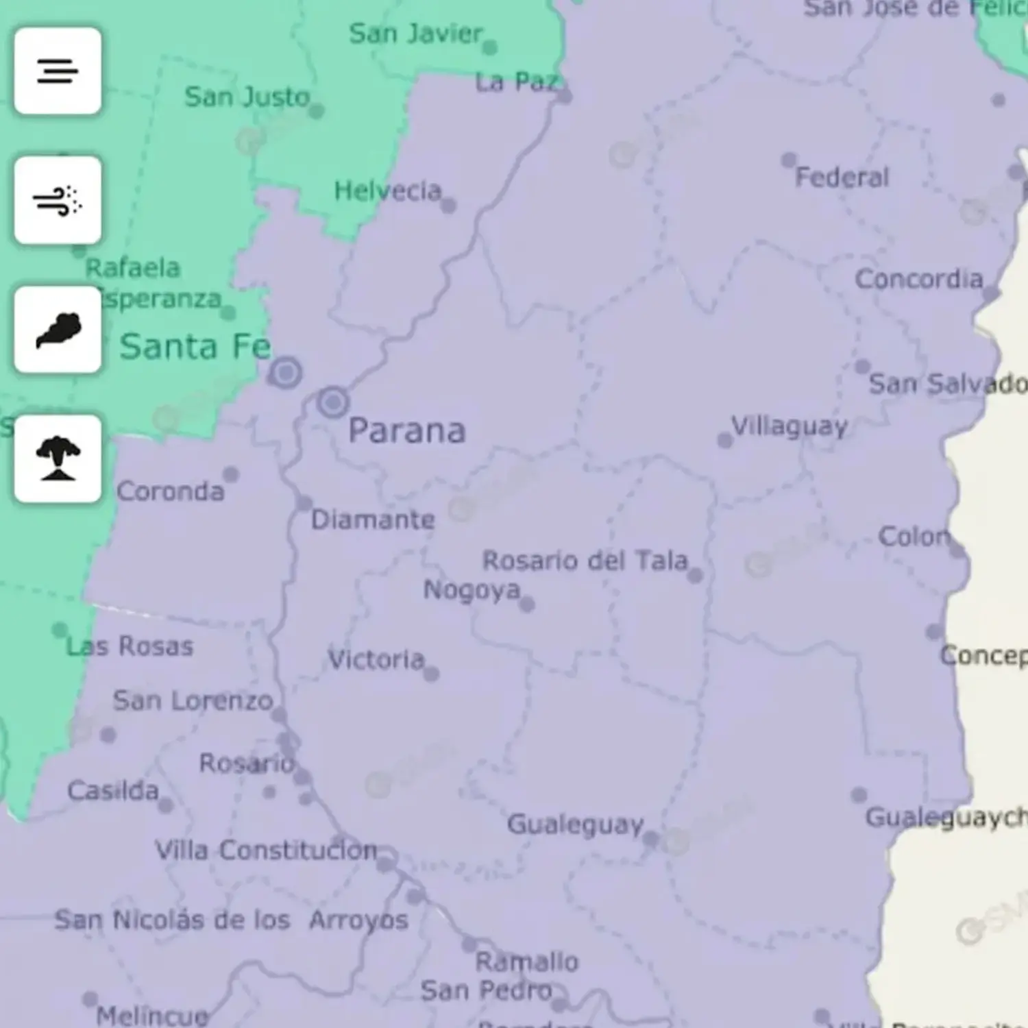 Advierten sobre la presencia de bancos de niebla en toda la provincia