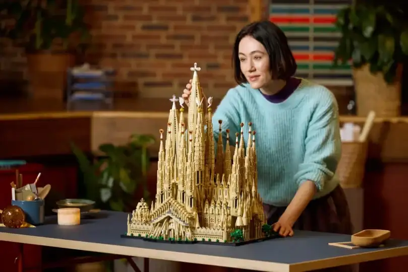 El de la Sagrada Familia es el set más grande de Lego hasta el momento.