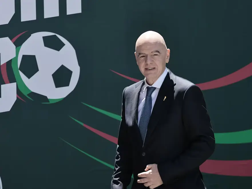 Gianni Infantino, presidente de la FIFA, confirmó que Irán jugará el Mundial 2026 en Estados Unidos Foto: Europa Press