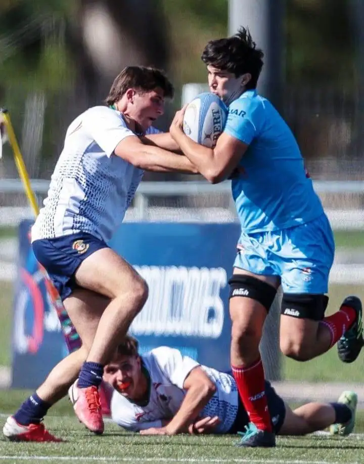 El tandilense Ramón Castillo frente a Santa Fe.