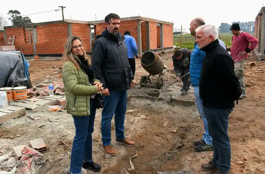 Otamendi: Avances en la construcción de 33 viviendas